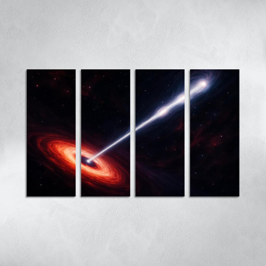 Photon Fountain At A Microquasar Jet modern paintings frame