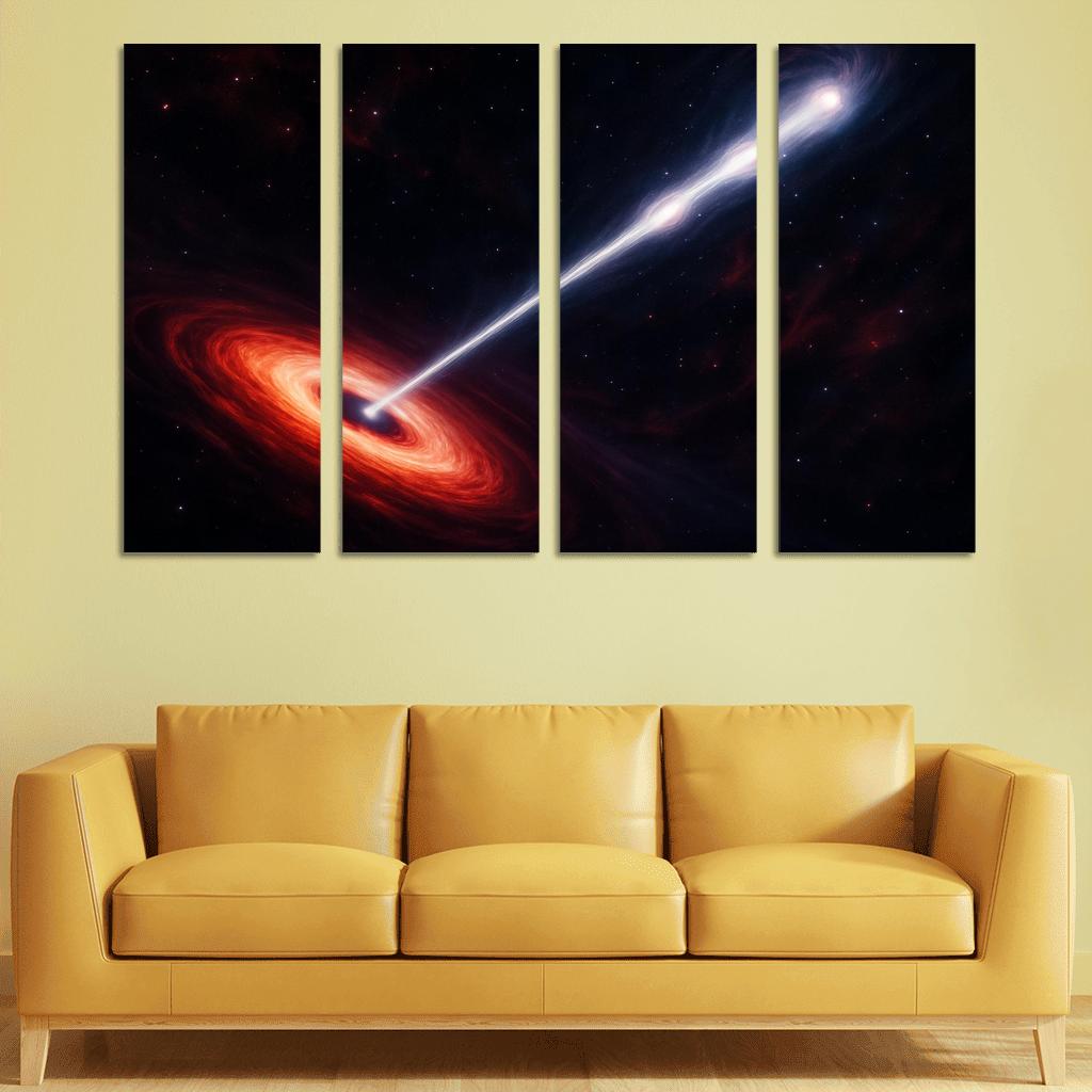 Photon Fountain At A Microquasar Jet modern paintings frame