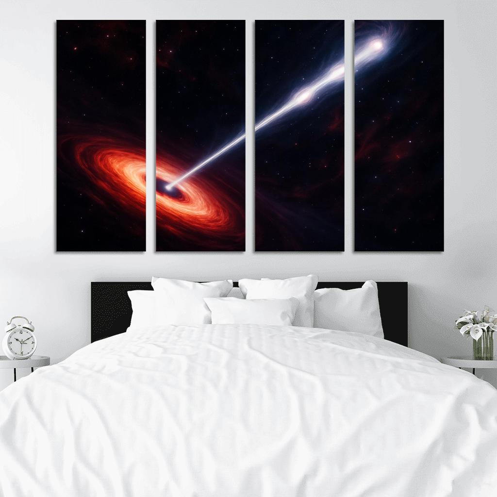 Photon Fountain At A Microquasar Jet modern paintings frame