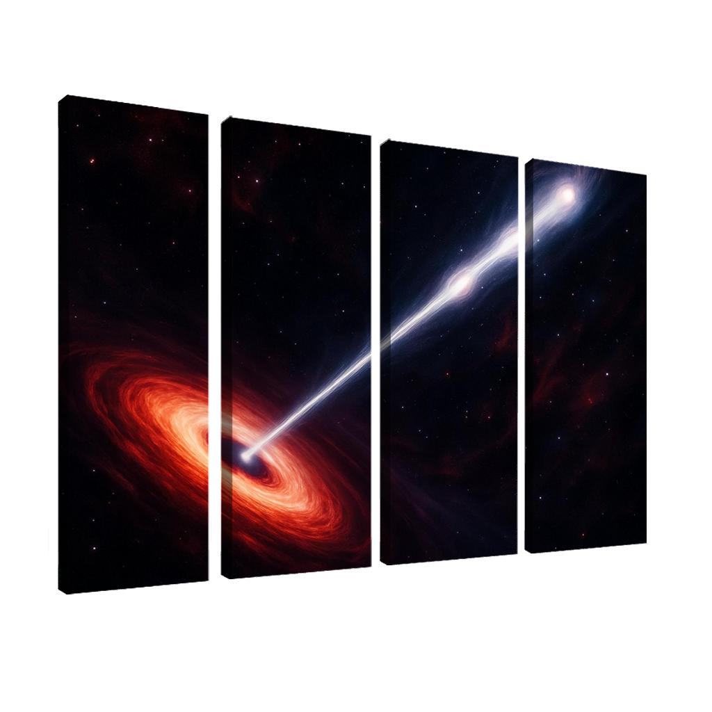 Photon Fountain At A Microquasar Jet modern paintings frame