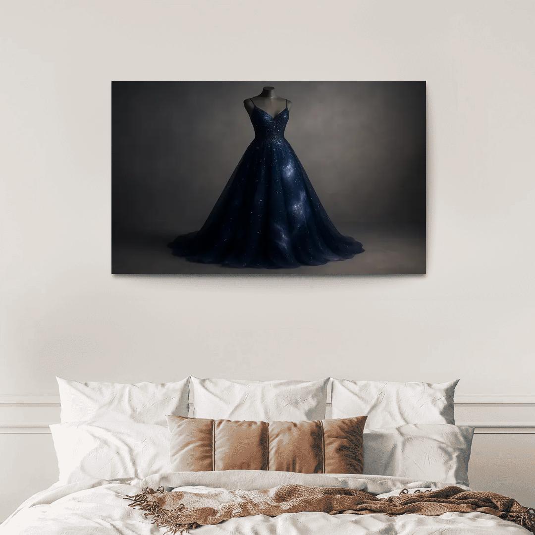 Celestial Elegance Contemporary Eveningwear multi-panel paintings