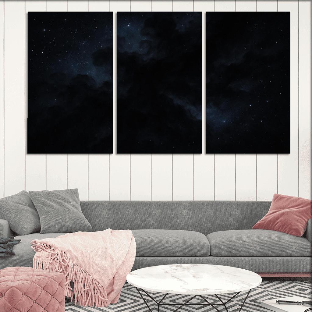 The Silent Majesty Of Dark Nebulas custom paintings frame