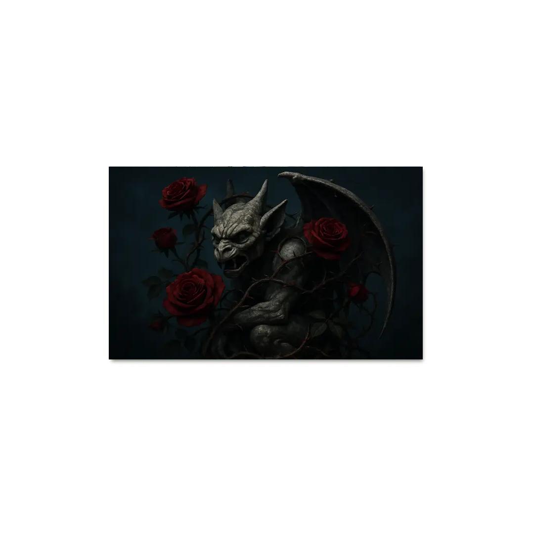 Midnight Rose Gargoyle one-piece frames