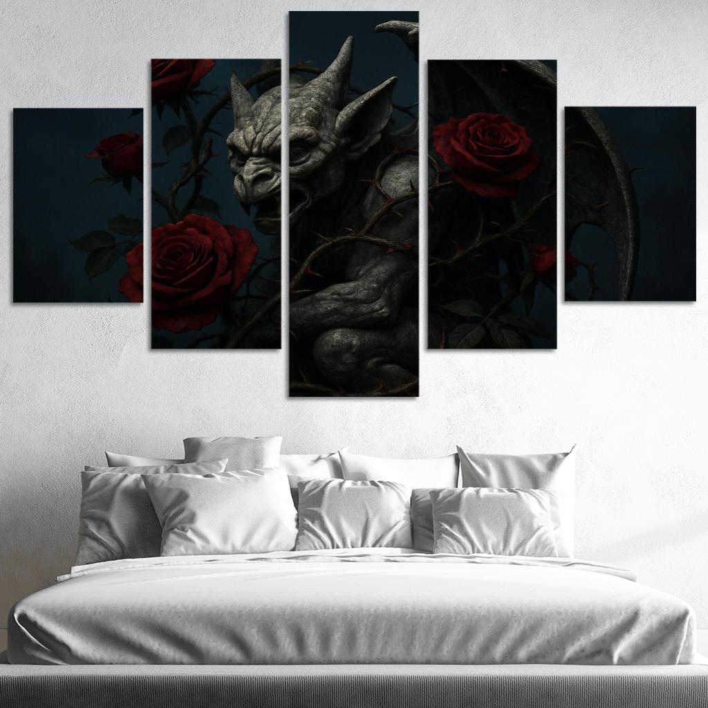 Midnight Rose Gargoyle one-piece frames