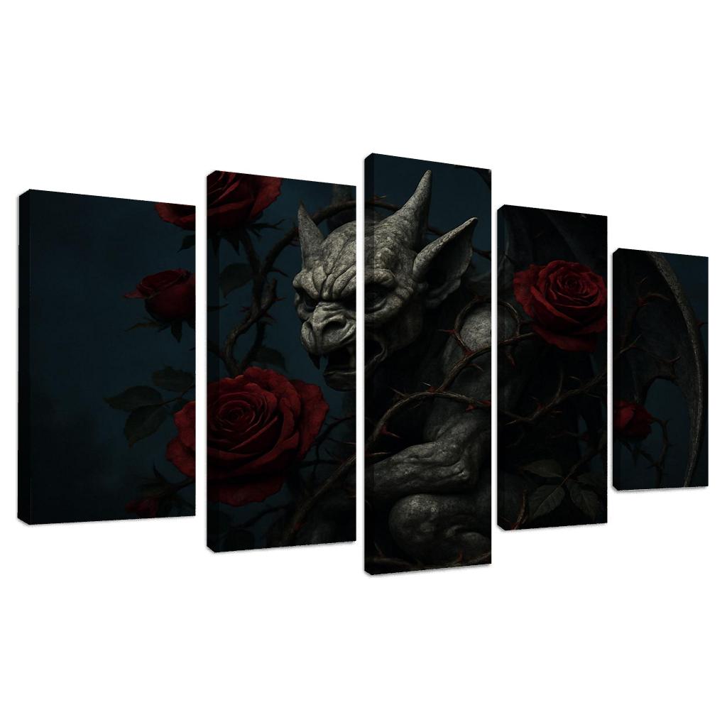 Midnight Rose Gargoyle one-piece frames