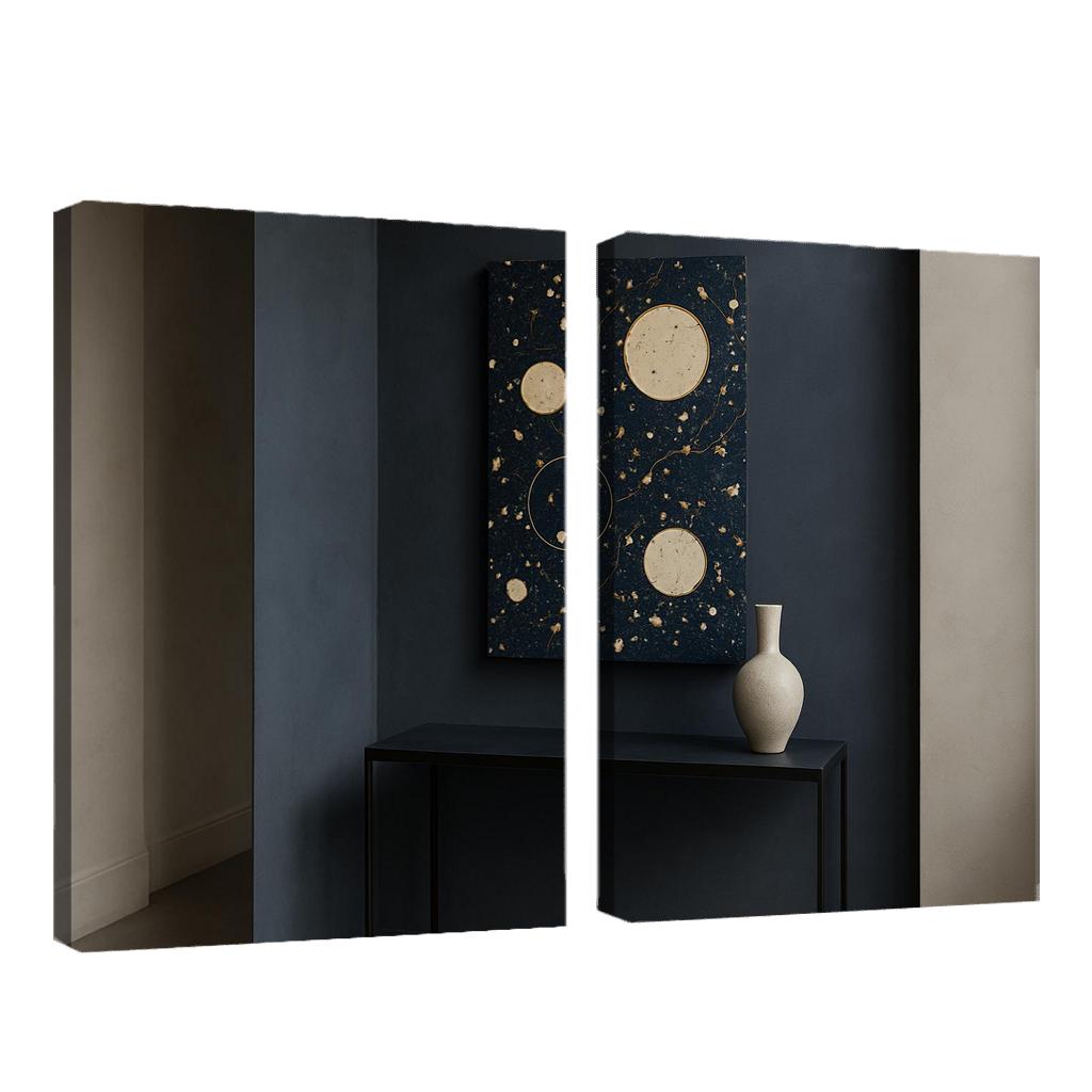 Celestial Terrazzo Wall Panel one-piece frames