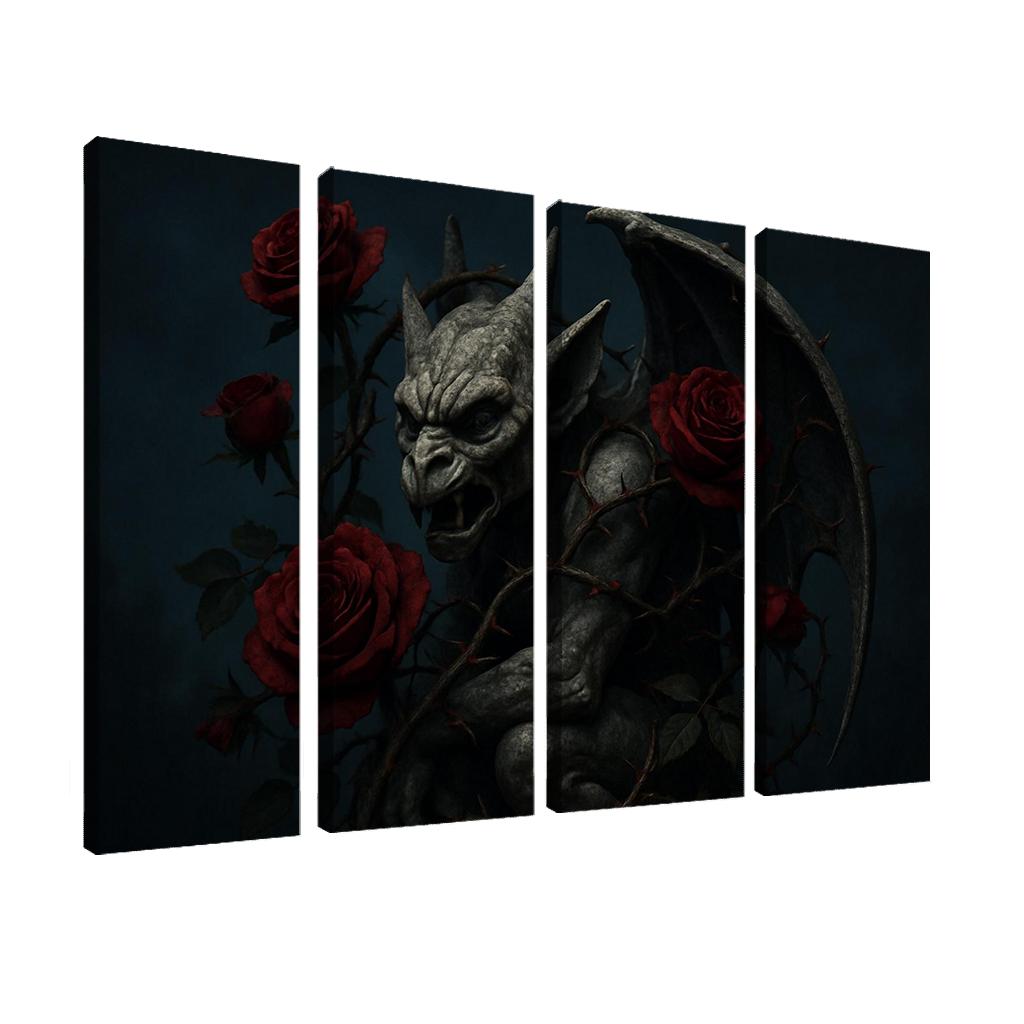 Midnight Rose Gargoyle one-piece frames