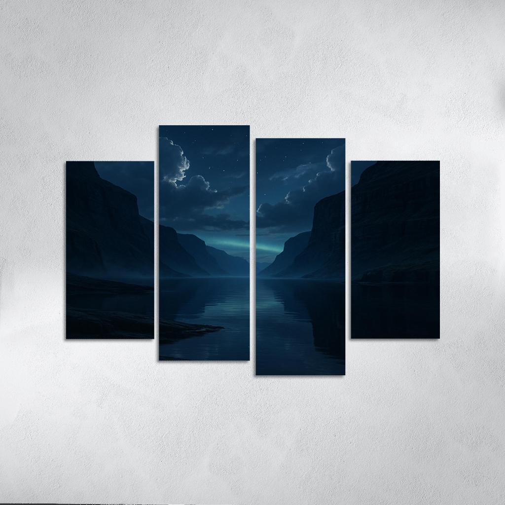 Celestial Fjord Under Twilight one-piece frames