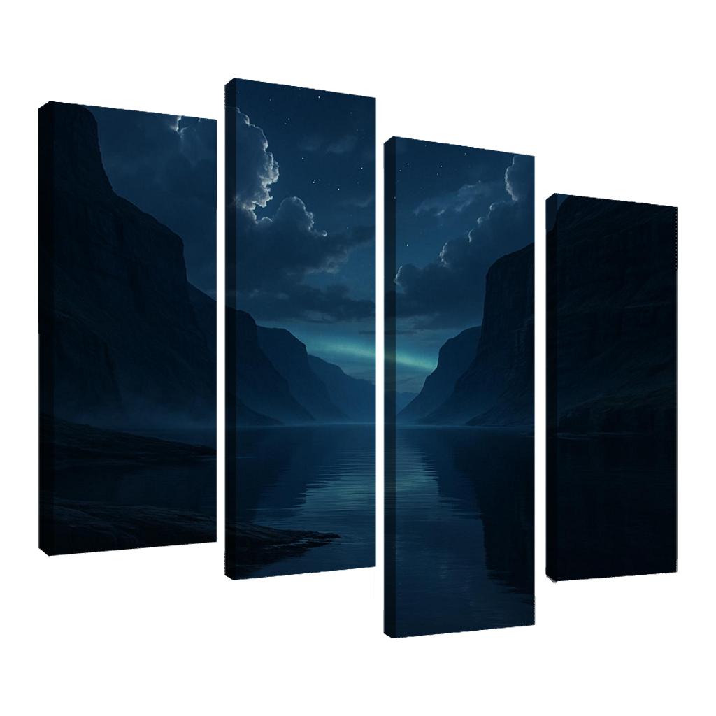 Celestial Fjord Under Twilight one-piece frames