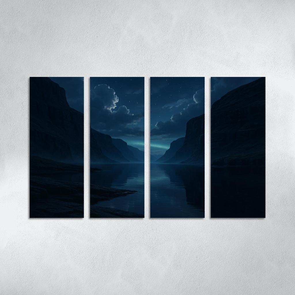 Celestial Fjord Under Twilight one-piece frames