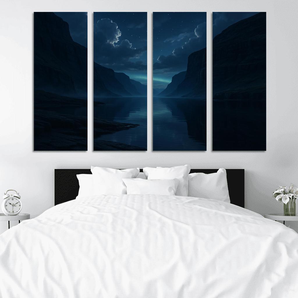 Celestial Fjord Under Twilight one-piece frames