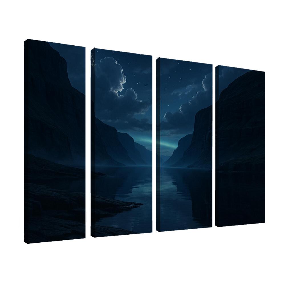 Celestial Fjord Under Twilight one-piece frames