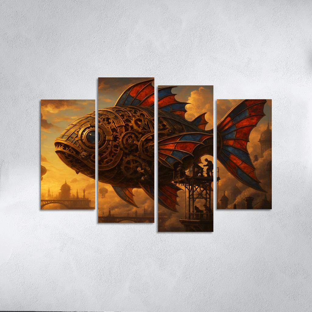 Clockwork Sky Leviathan home decor