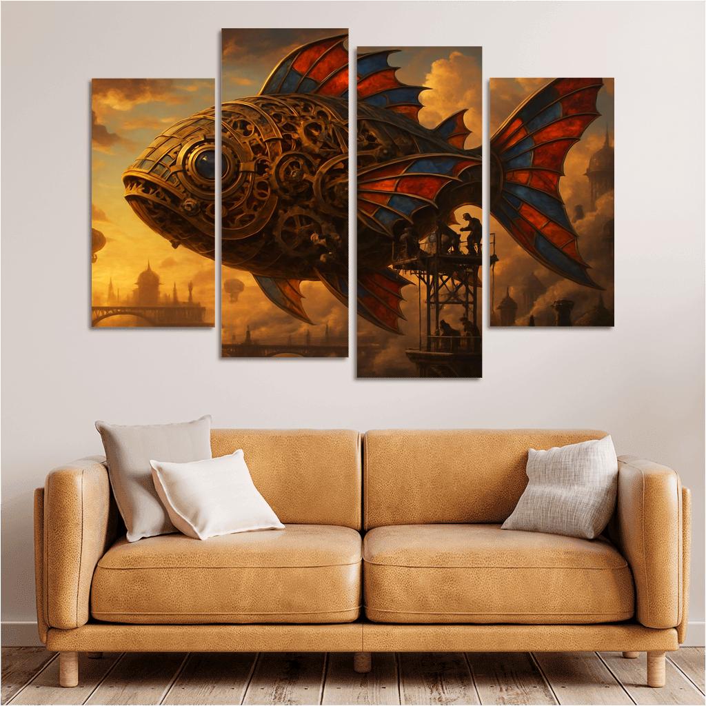 Clockwork Sky Leviathan home decor