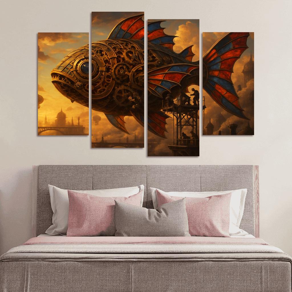 Clockwork Sky Leviathan home decor