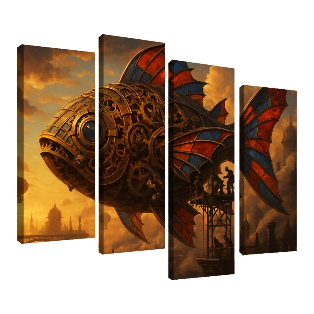 Clockwork Sky Leviathan home decor