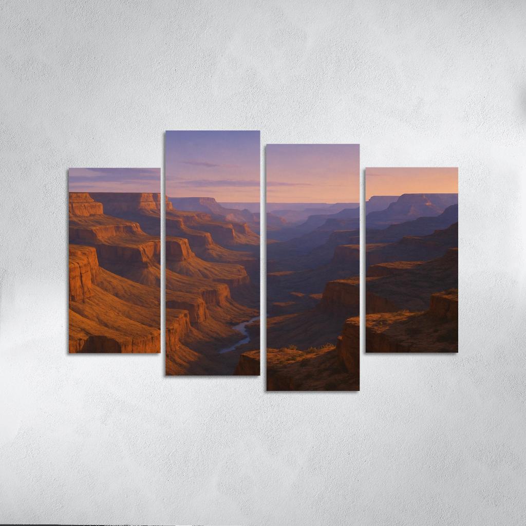 The Serene Glow Of Crystal Canyon premium artwork frames