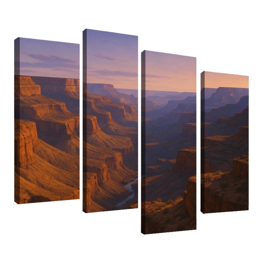 The Serene Glow Of Crystal Canyon premium artwork frames