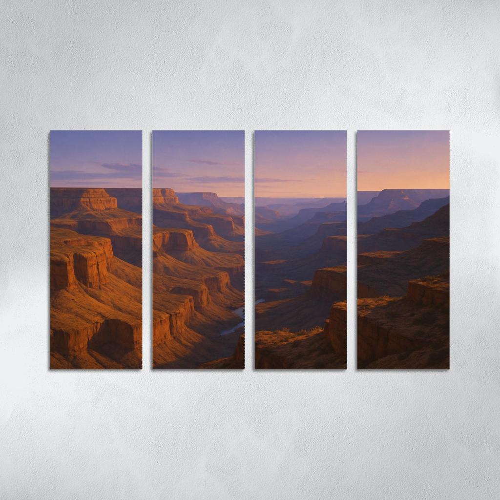 The Serene Glow Of Crystal Canyon premium artwork frames