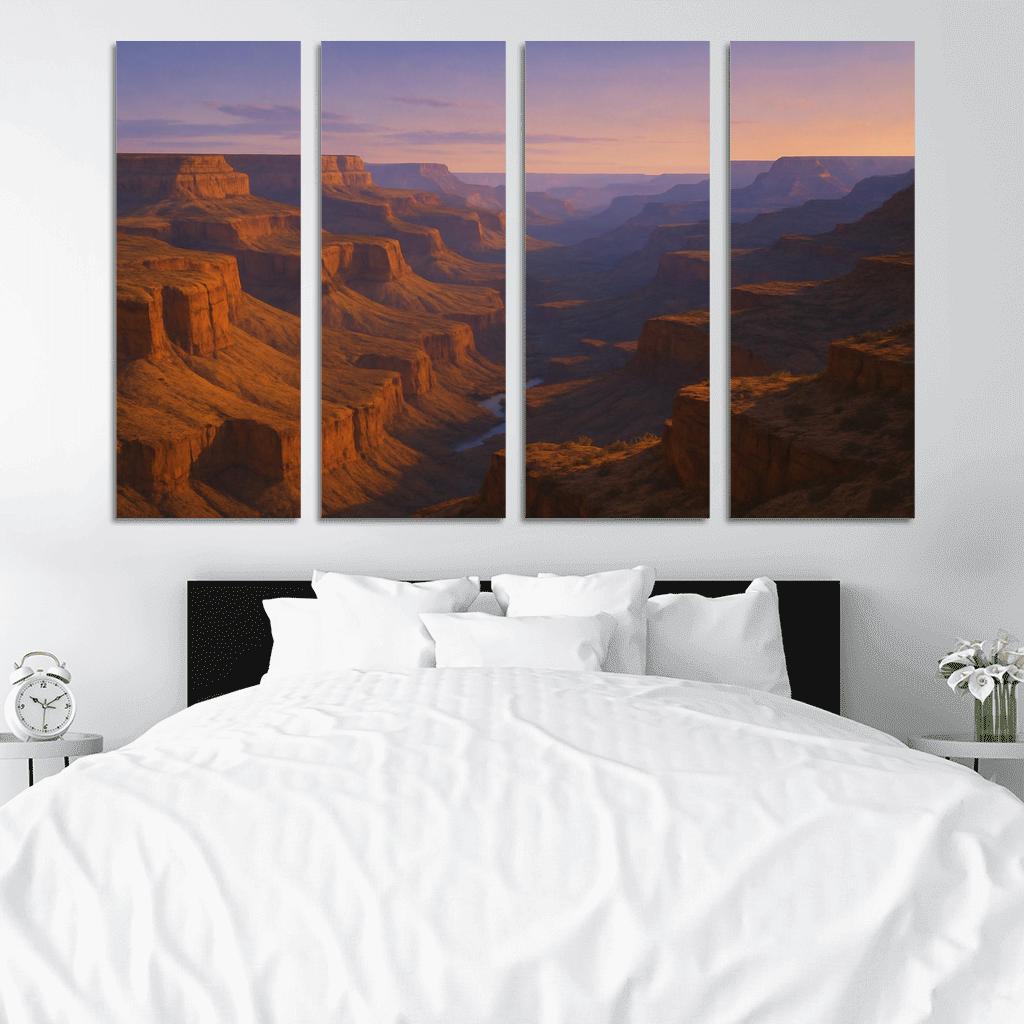 The Serene Glow Of Crystal Canyon premium artwork frames