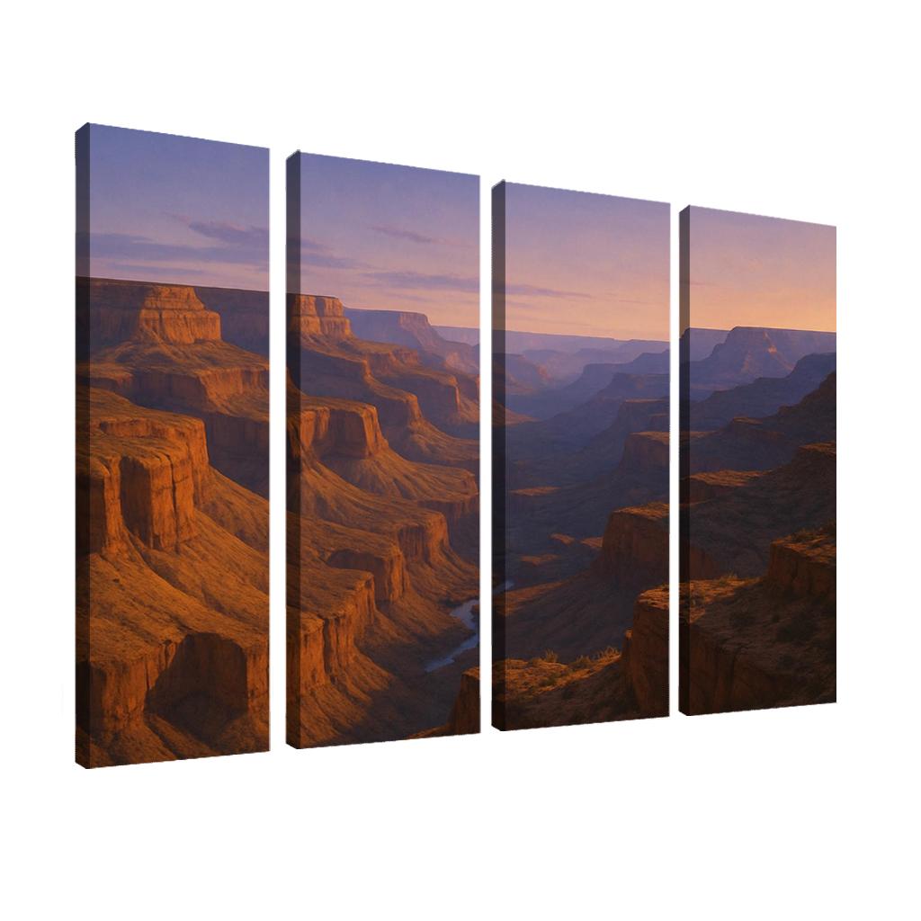 The Serene Glow Of Crystal Canyon premium artwork frames