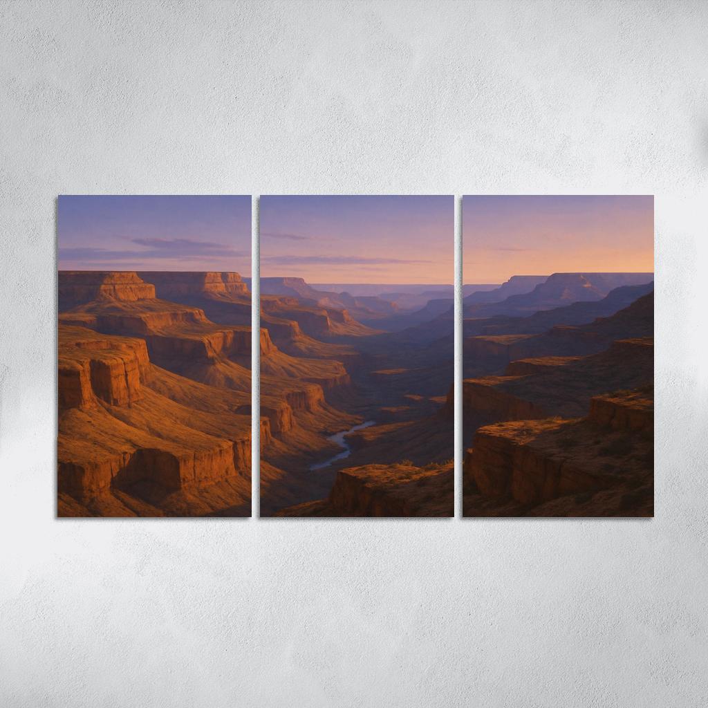 The Serene Glow Of Crystal Canyon premium artwork frames