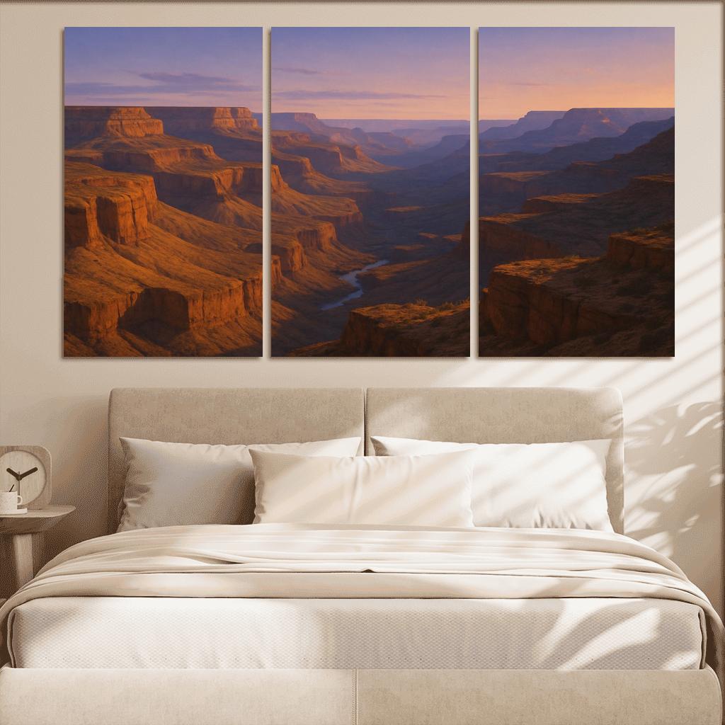 The Serene Glow Of Crystal Canyon premium artwork frames