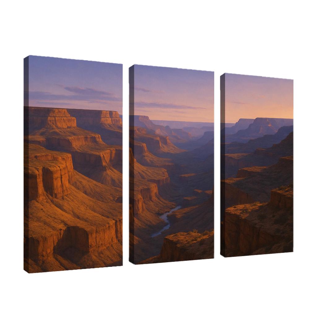 The Serene Glow Of Crystal Canyon premium artwork frames