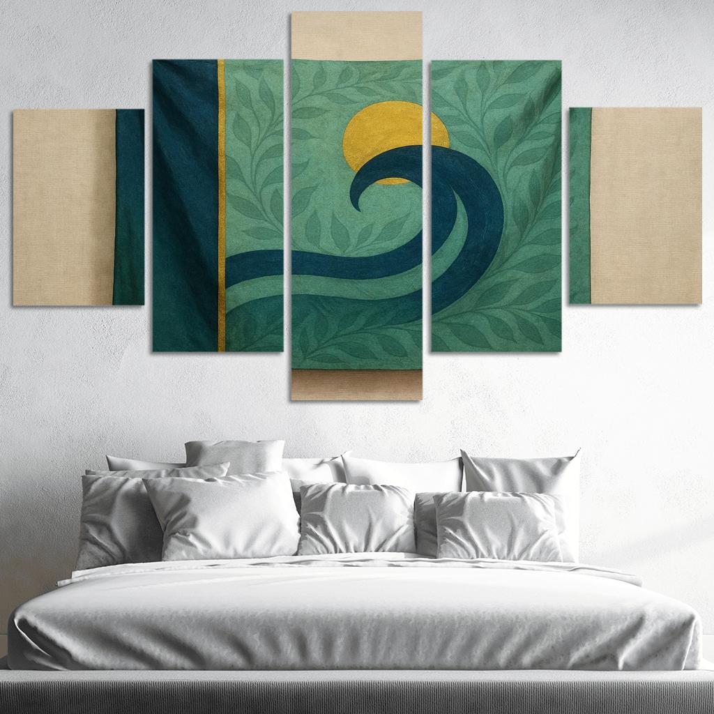 Verdant Banner Of Tidal Harmony wall art