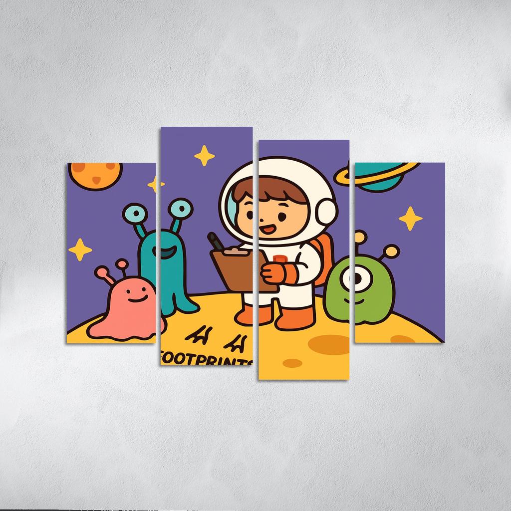 Curious Space Zoologist premium artwork frames