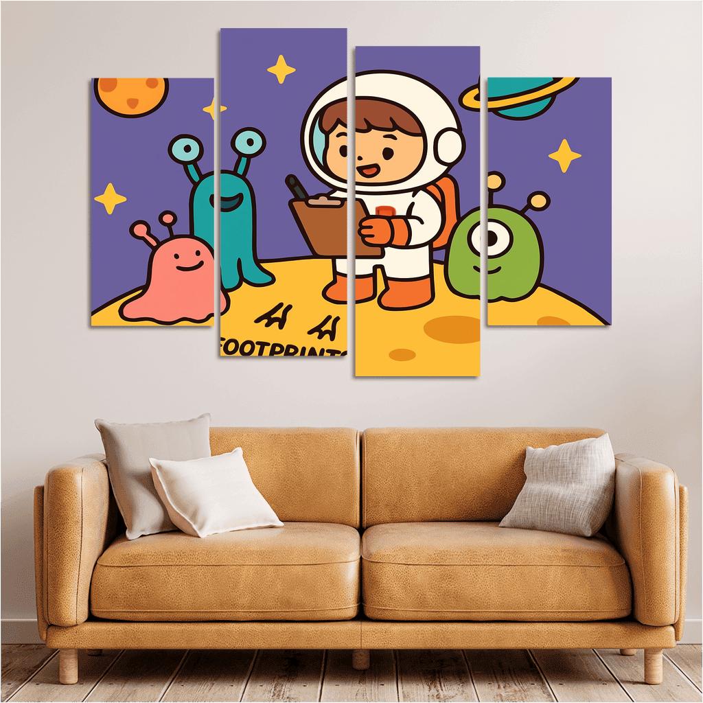 Curious Space Zoologist premium artwork frames