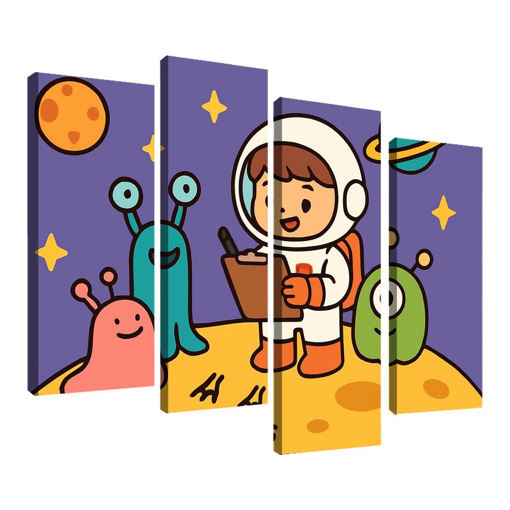 Curious Space Zoologist premium artwork frames