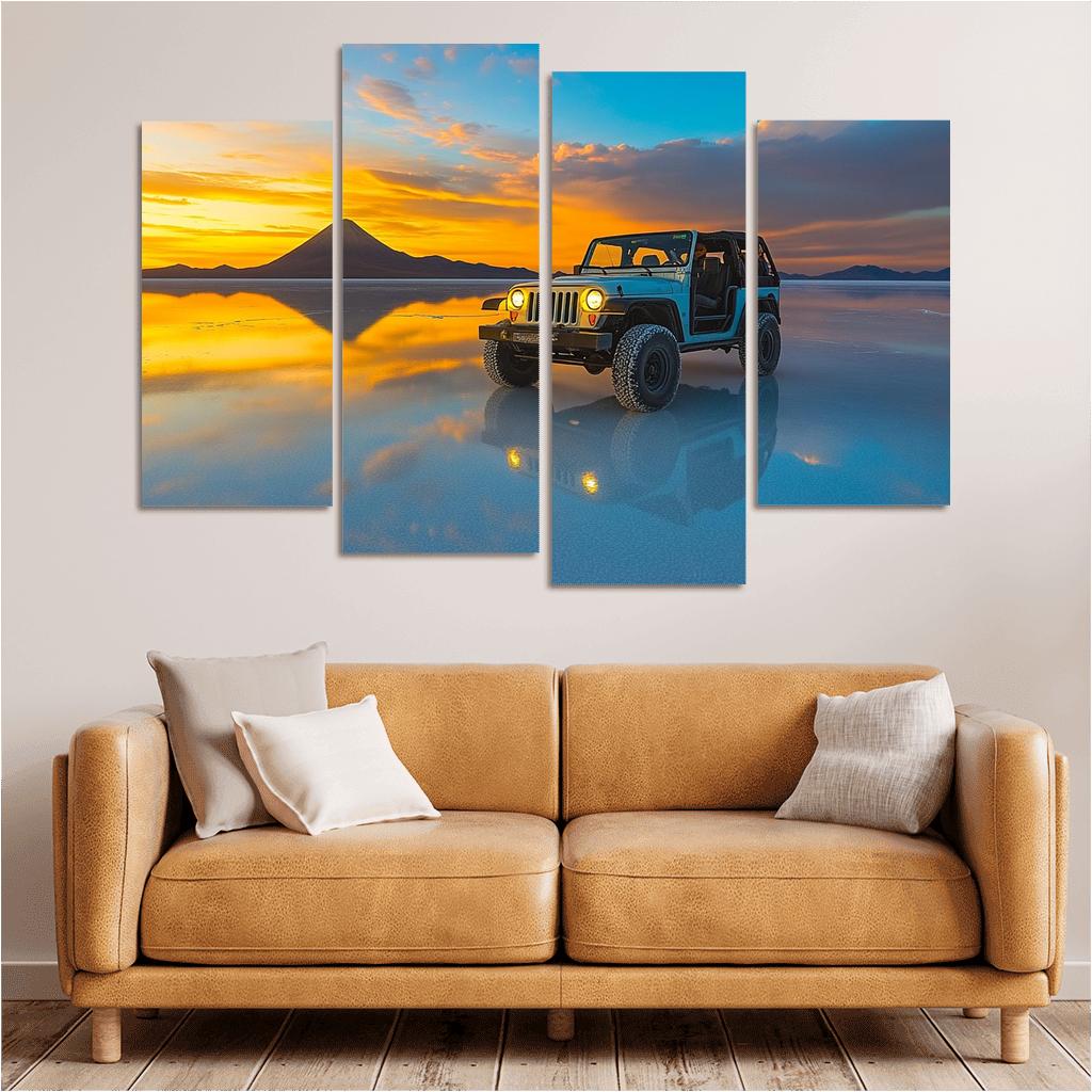 Salar De Uyuni Mirror Plains premium artwork frames