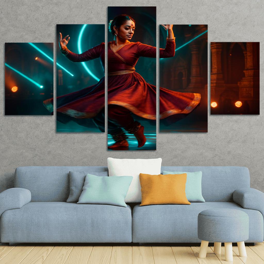 Electro Kathak Recomposition wall art