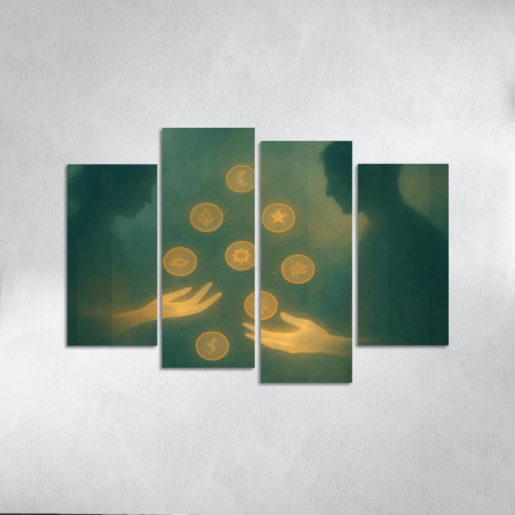 Luminal Exchange Of Lost Ideas framed paintings