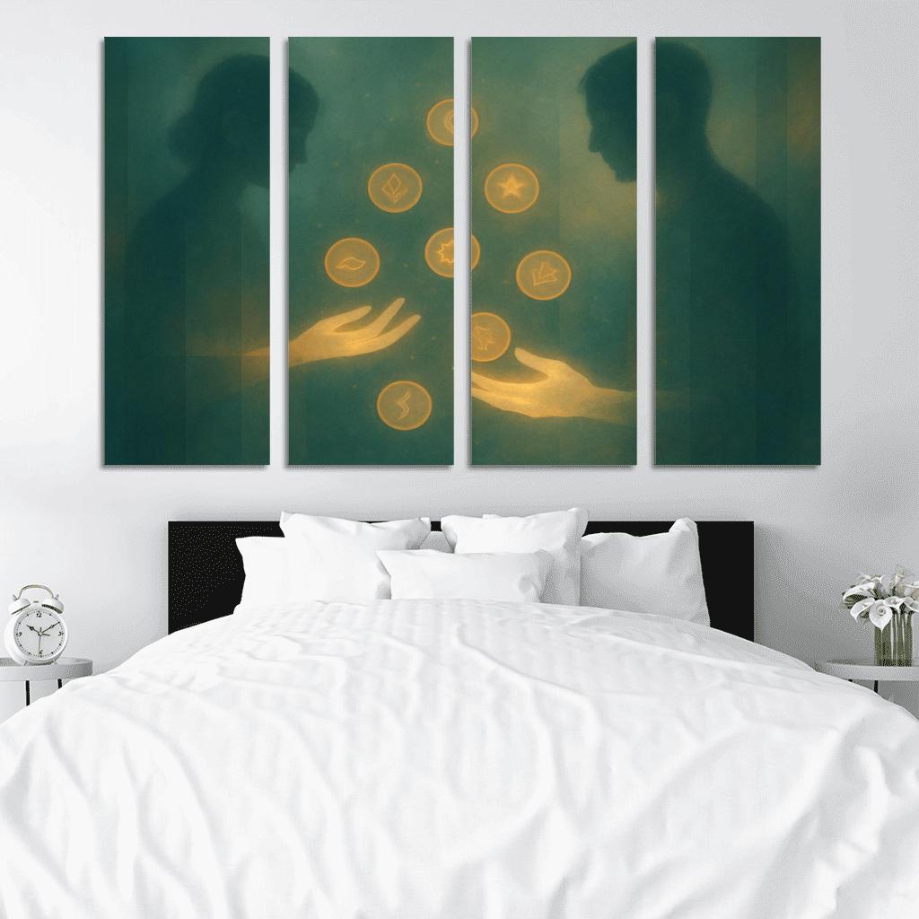 Luminal Exchange Of Lost Ideas framed paintings