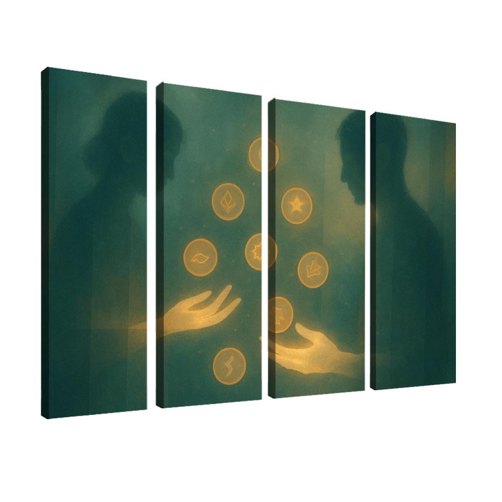Luminal Exchange Of Lost Ideas framed paintings
