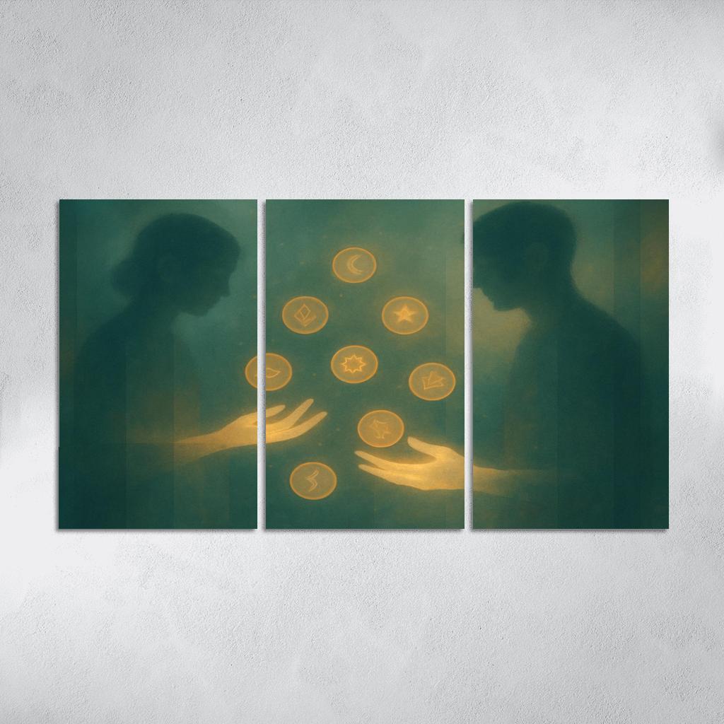 Luminal Exchange Of Lost Ideas framed paintings