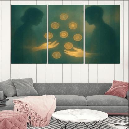 Luminal Exchange Of Lost Ideas framed paintings