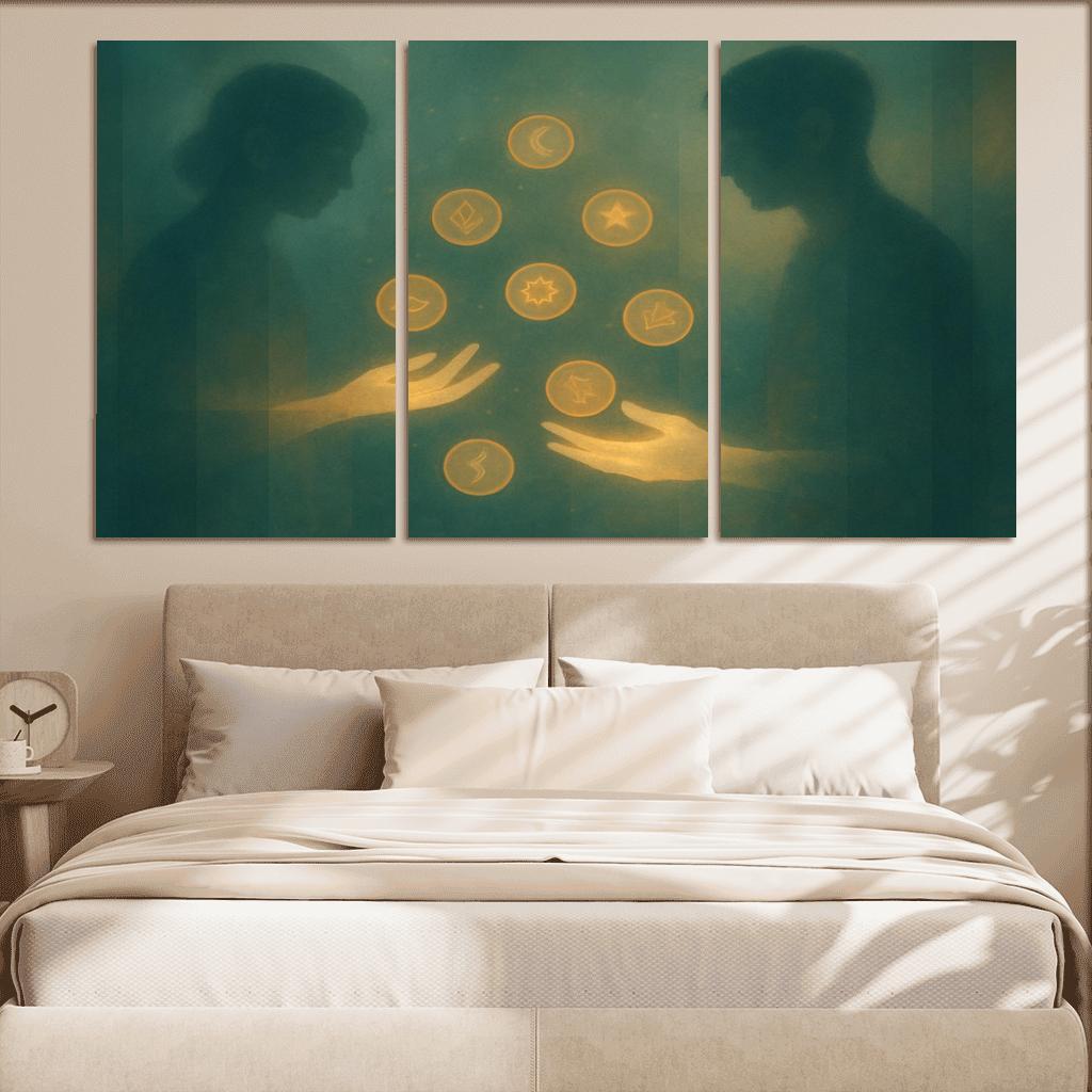 Luminal Exchange Of Lost Ideas framed paintings