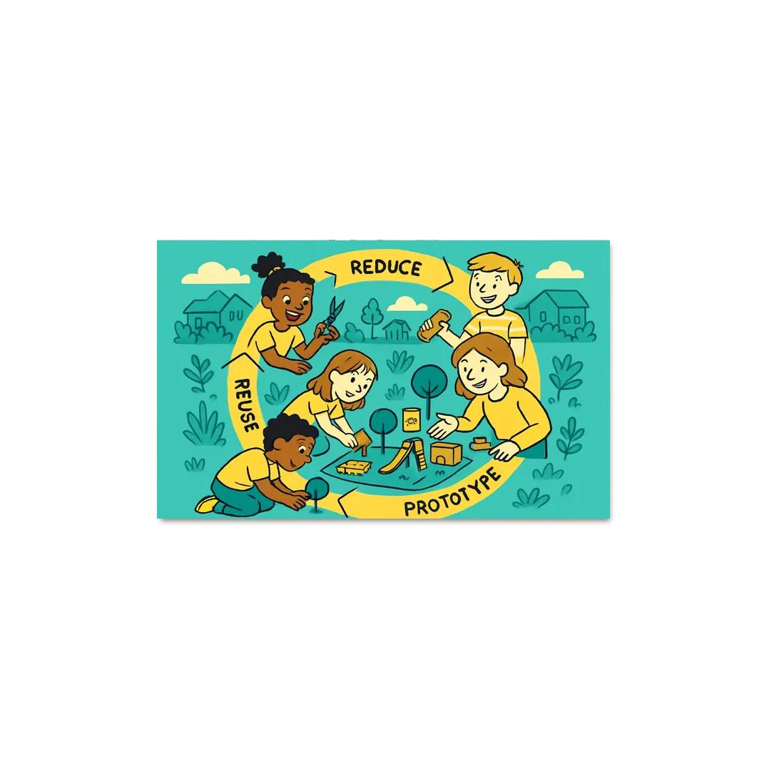 Eco Design And Circular Thinking For Kids custom paintings frame