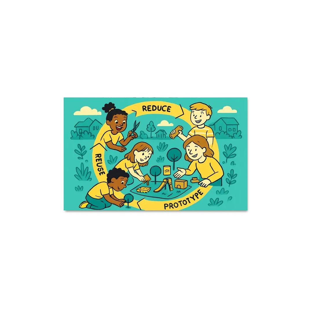 Eco Design And Circular Thinking For Kids custom paintings frame