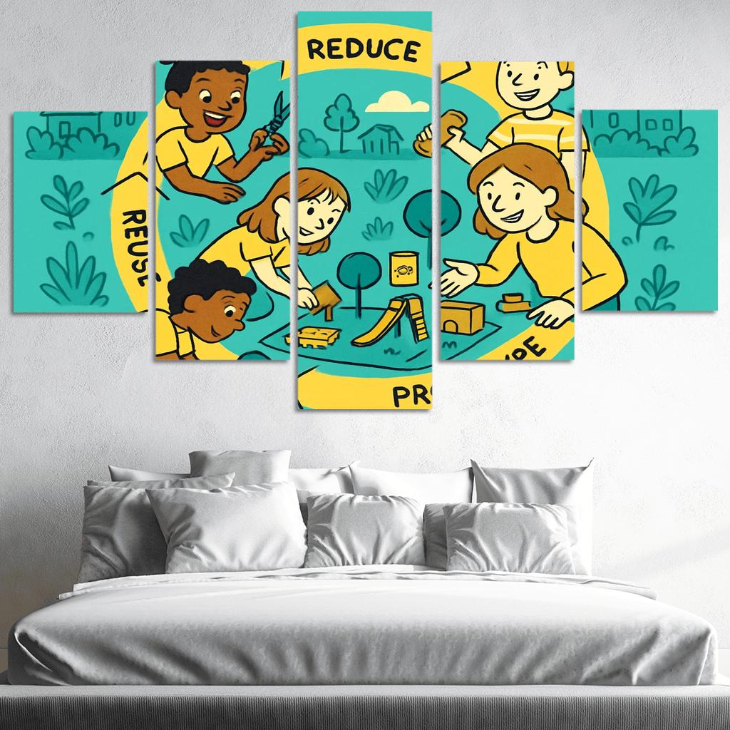 Eco Design And Circular Thinking For Kids custom paintings frame