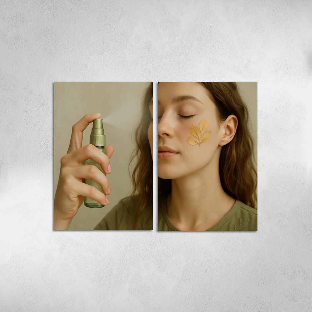 Botanical Veil Makeup abstract paintings frame