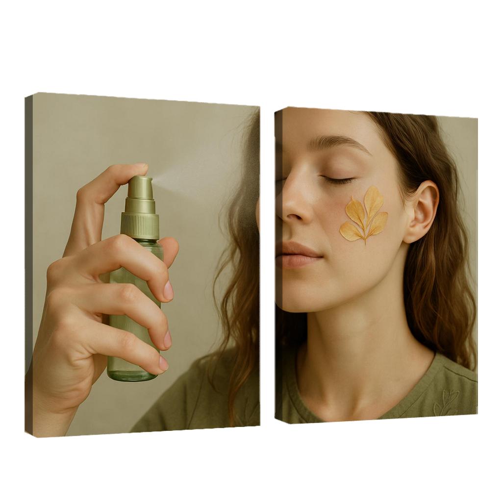 Botanical Veil Makeup abstract paintings frame