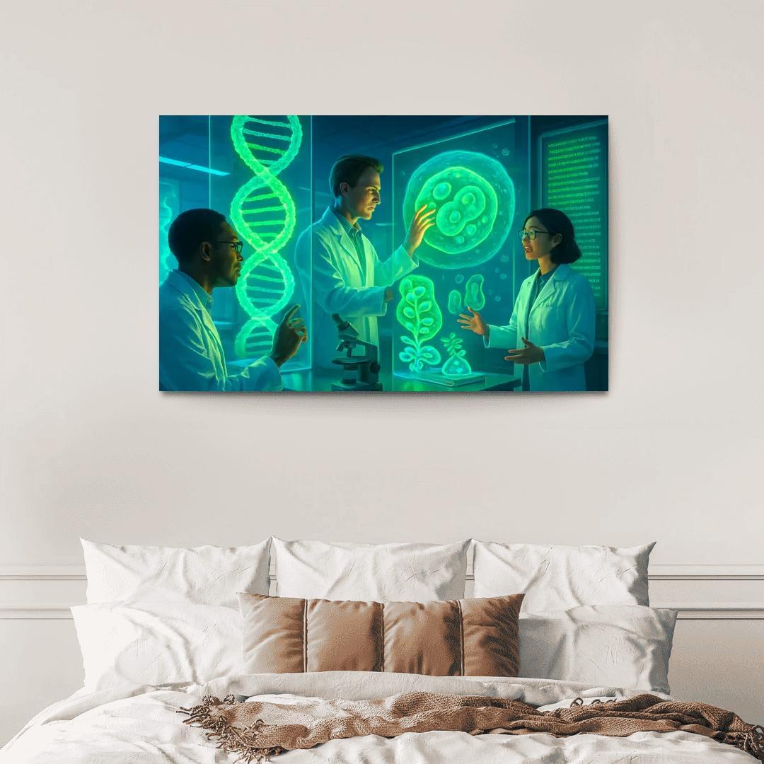 Synthetic Biology And The Future Of Genetic Engineering multi-panel paintings