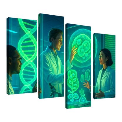 Synthetic Biology And The Future Of Genetic Engineering multi-panel paintings