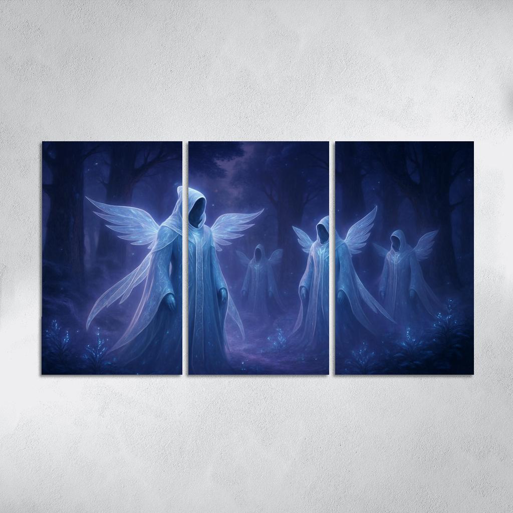 The Ethereal Veilkeepers framed paintings