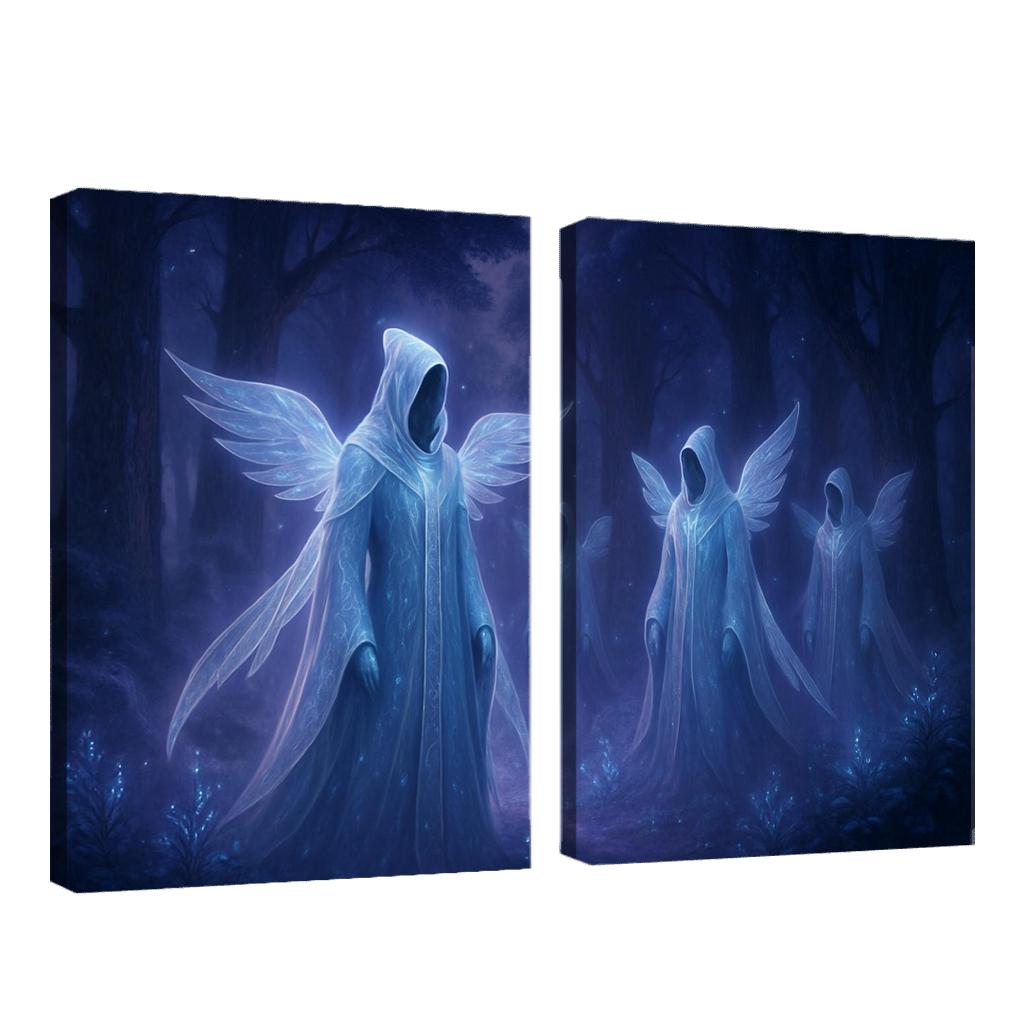 The Ethereal Veilkeepers framed paintings