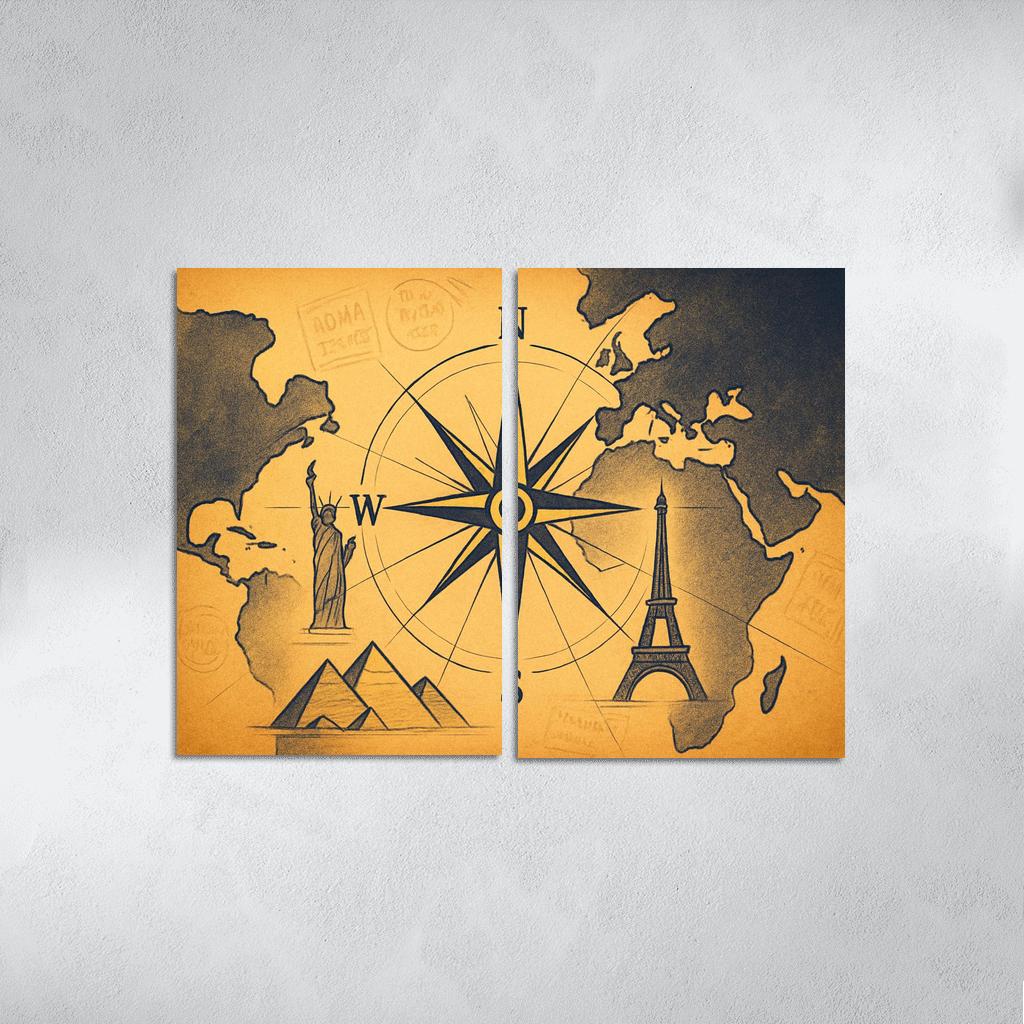 Compass Of Echoes wall decor